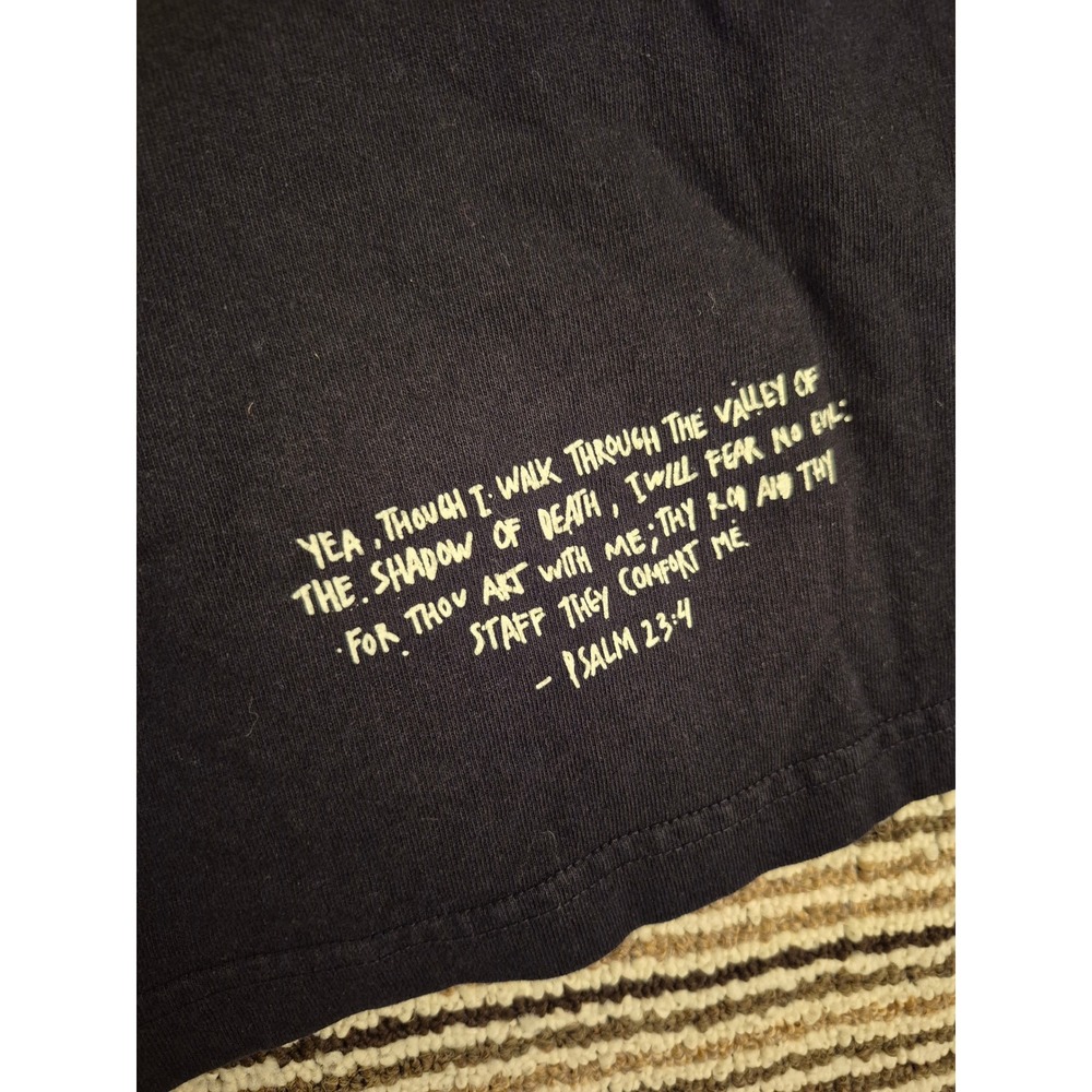 Diamond Cross Ranch Keep Wyoming Wild Wolf Graphic Tee Mens Black Shirt Medium - Picture 15 of 15